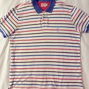 Brooks Brothers XL polo. White, blue , red , grey